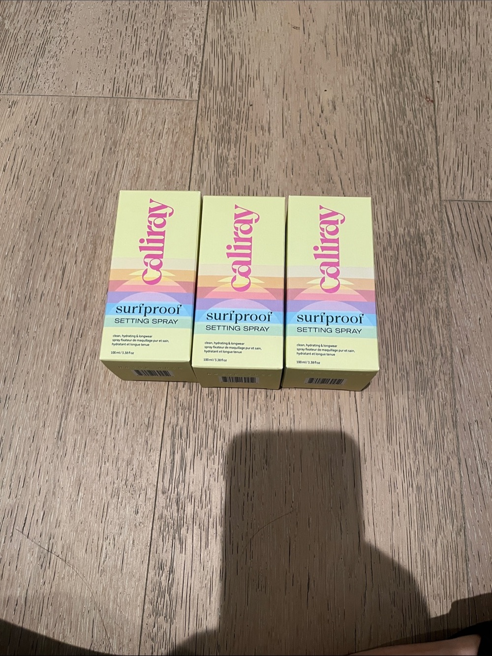 Caliray Surfproof Setting Spray – Yellow
